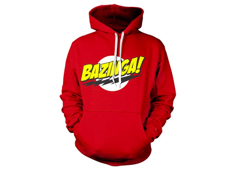 Bazinga-hoodie från The Big Bang Theory