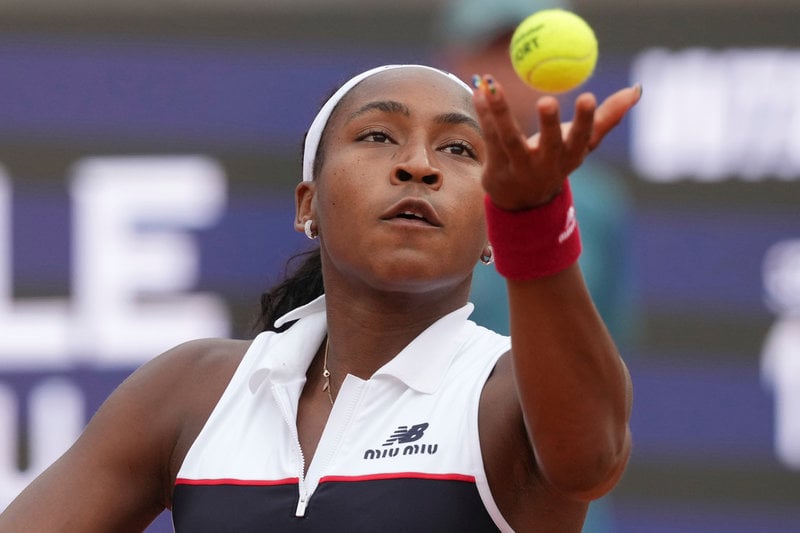 Tennisstjärnan Coco Gauff är världens bäst betalda kvinnliga idrottare. Arkivbild.