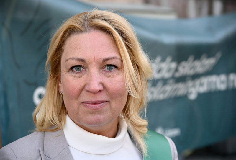Johanna Jaara Åstrand, ordförande för Sveriges Lärare. Arkivbild.