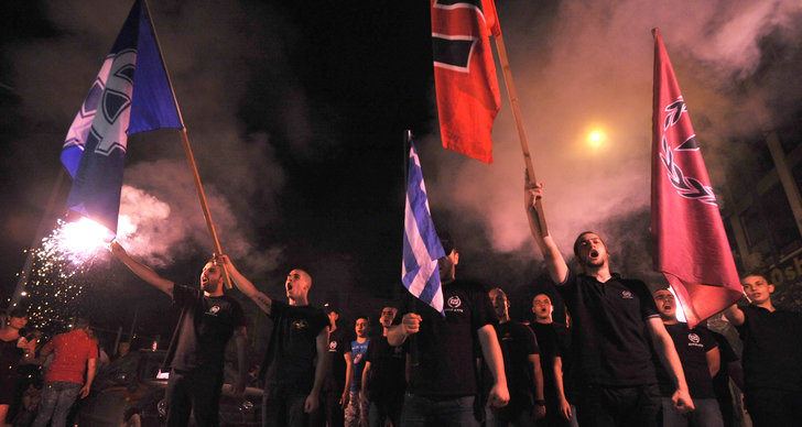 Polisen, Grekland, Gyllene Gryning, Nazism