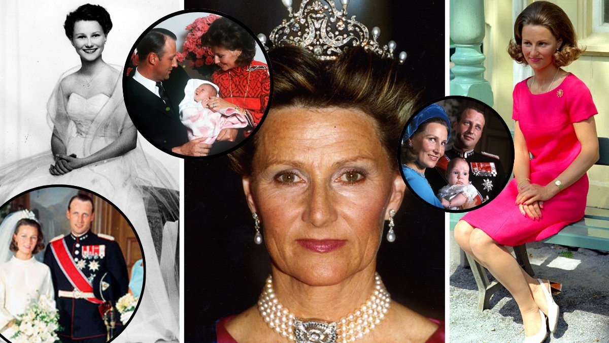 Allt om drottning Sonja: Harald, barn, Marius och sjukdom