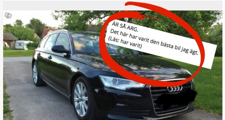 Blocket, Audi, Annons, Kakan Hermansson
