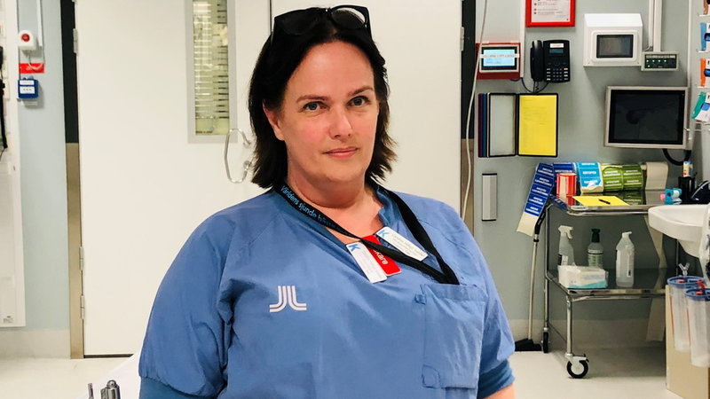 Caroline Hellsjö-Sander, produktionsdirektör Karolinska universitetssjukhuset.