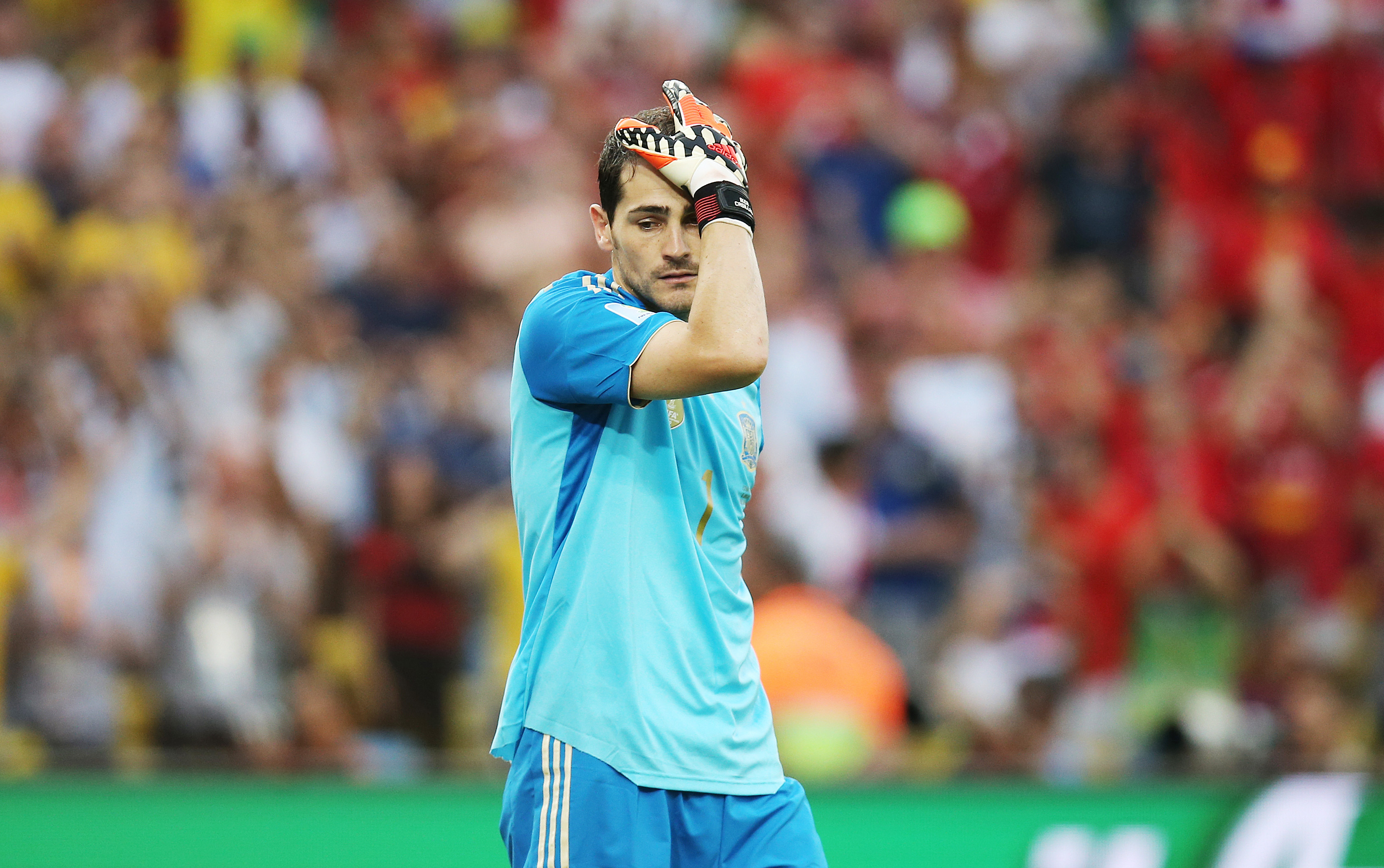 Iker Casillas, Spanien, hade inget bra VM. 