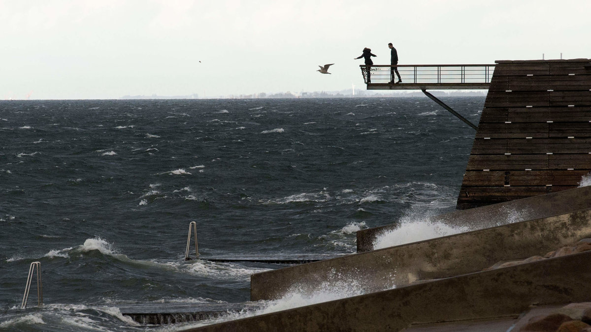 I Danmark har Gorm uppnått orkanstyrka. 