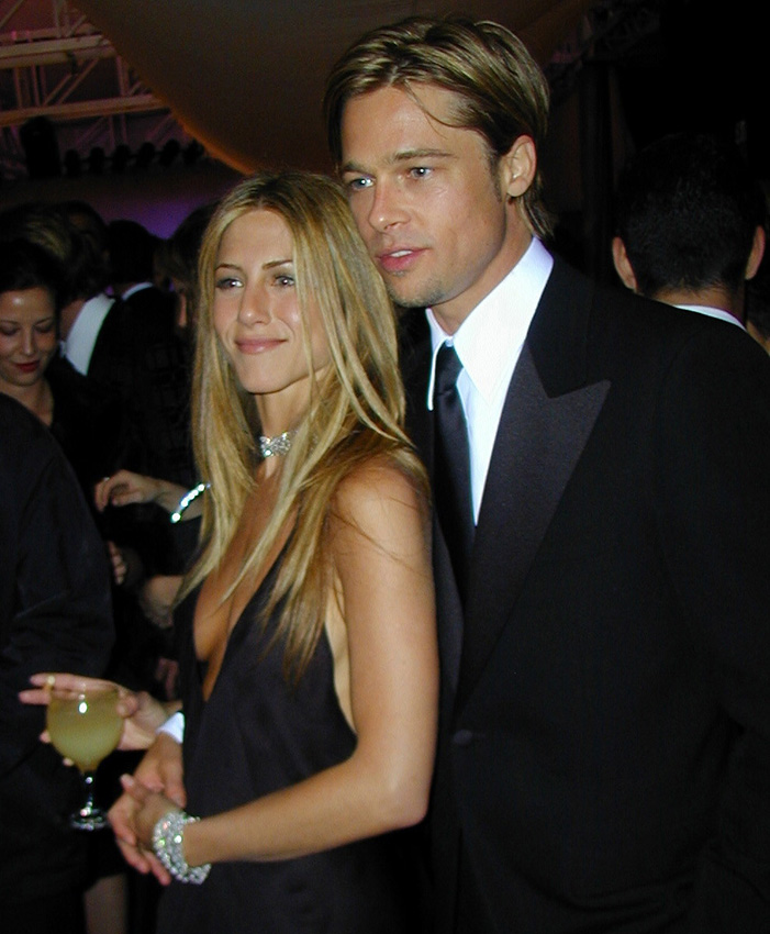 Jennifer Aniston och Brad Pitt Jennifer Aniston och Brad Pitt