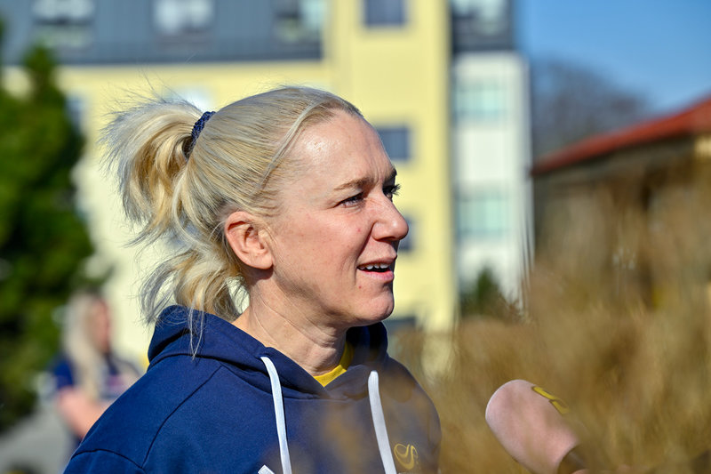 Sveriges förbundskapten Kajsa Bergqvist.