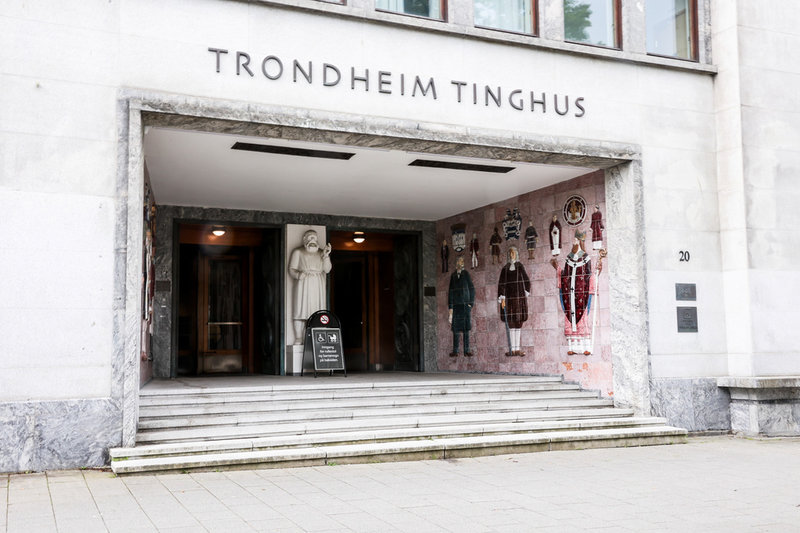 Trondheim tinghus. Foto: TT