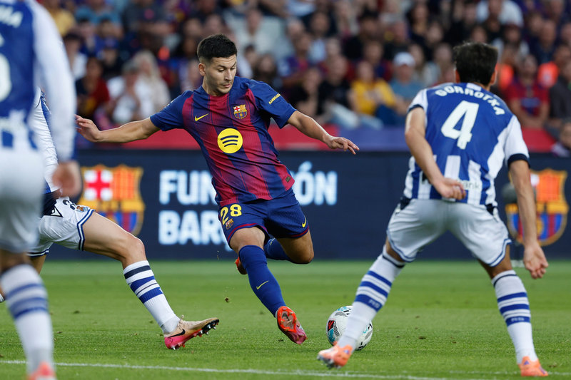 Roony Bardghji i Barcelonatröjan.