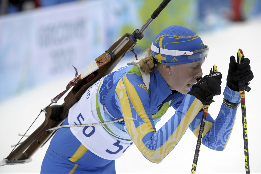 Helena Jonsson räknar inte med medalj till jaktstarten.