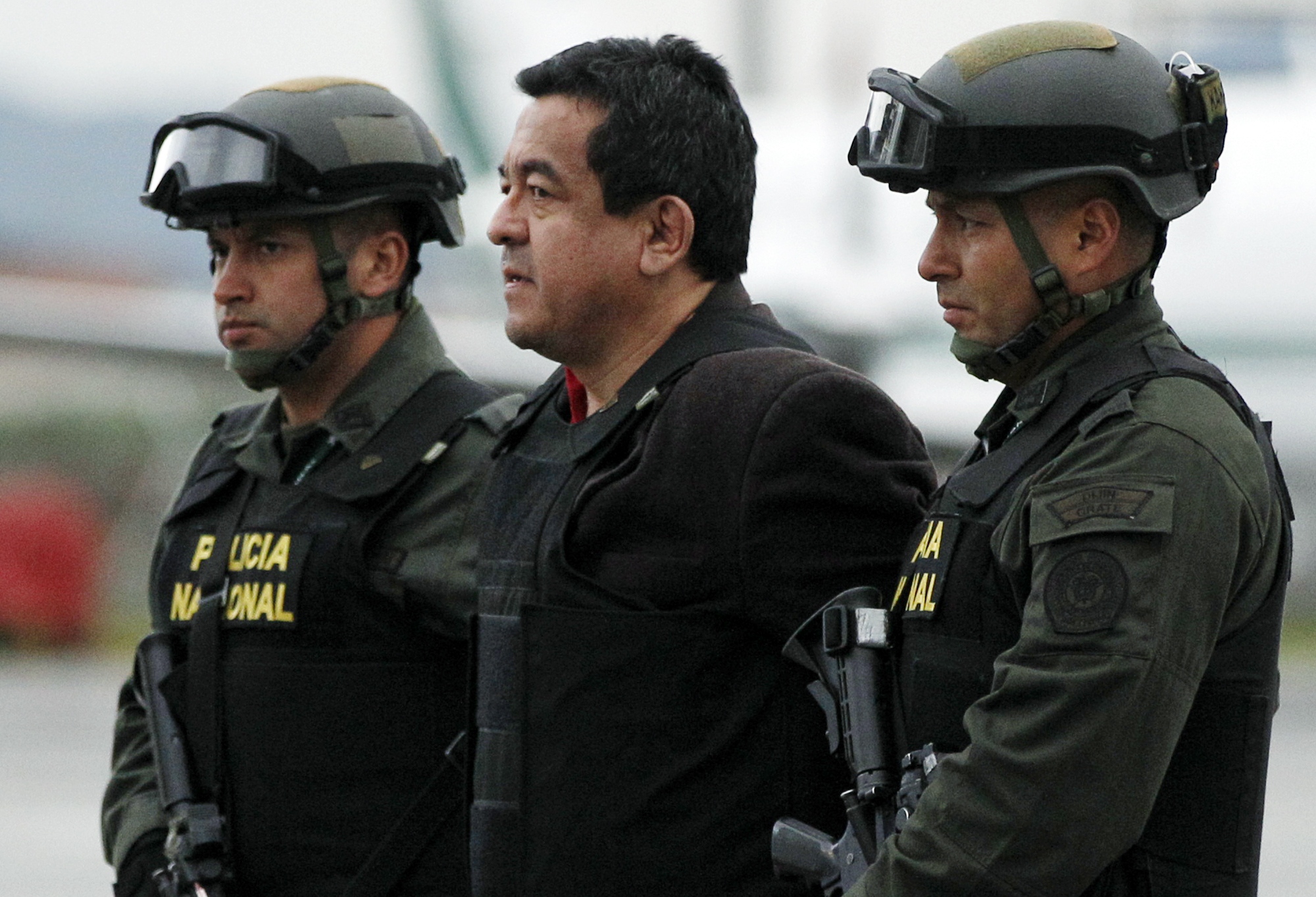 Häktad, terrorist, Farc, Colombia