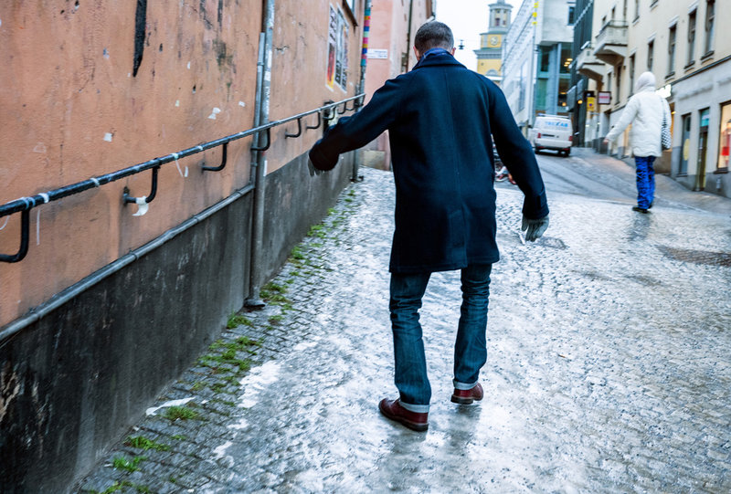 Halt i Stockholm även för fotgängare. Arkivbild. Foto: Claudio Bresciani/TT Halt i Stockholm även för fotgängare. Arkivbild. Foto: Claudio Bresciani/TT