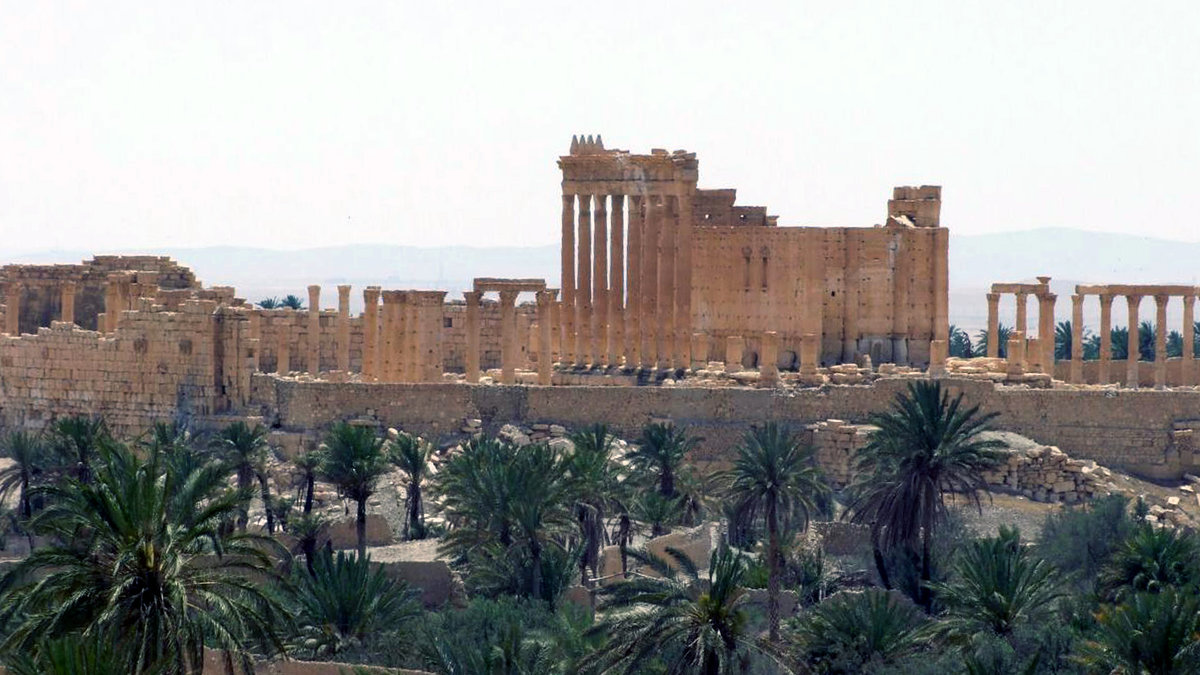 Palmyra i Syrien är världens äldsta bevarade antika stad. 