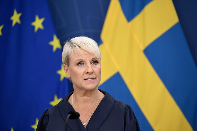 Äldre- och socialförsäkringsminister Anna Tenje (M). Foto: Pontus Lundahl/TT Äldre- och socialförsäkringsminister Anna Tenje (M). Foto: Pontus Lundahl/TT