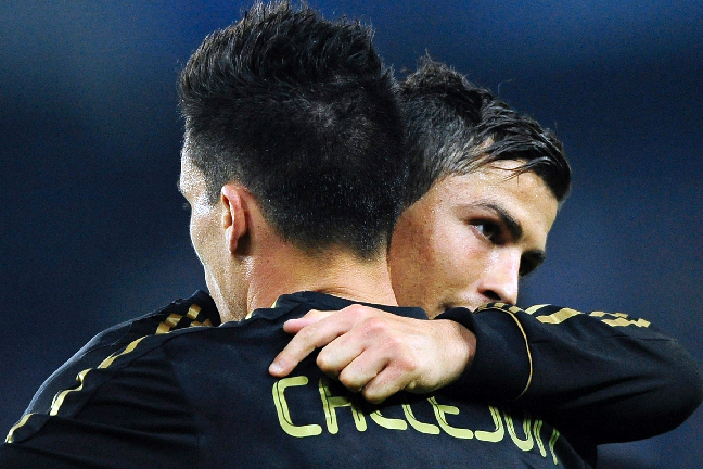 Cristiano Ronaldo hade stor show när Real Madrid krossade Malaga.