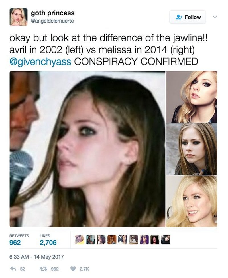 Avril Lavigne och Melissa Avril Lavigne och Melissa