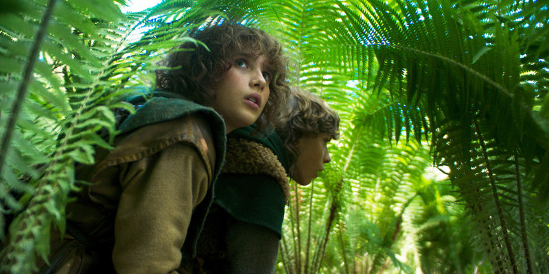 Ronja (Kerstin Linden) och Birk (Jack Bergenholtz Henriksson) i den andra säsongen av "Ronja rövardotter". 