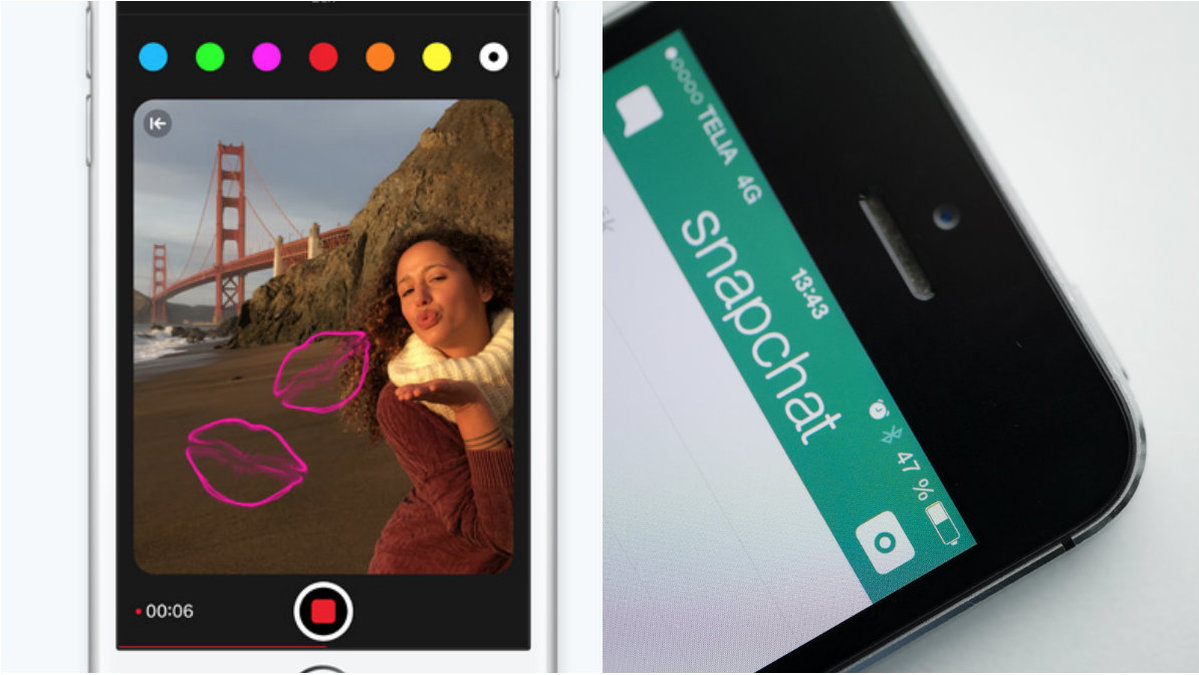 Enn annan grej i iOS10 är att det finns en funktion som kommer bli mer likt Snapchat. 