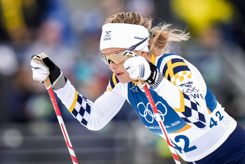 Frida Karlsson utklassade allt motstånd. Foto: Terje Pedersen/NTB/TT