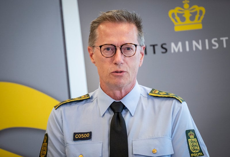 Danmarks rikspolischef Thorkild Fogde i Köpenhamn i augusti i fjol.