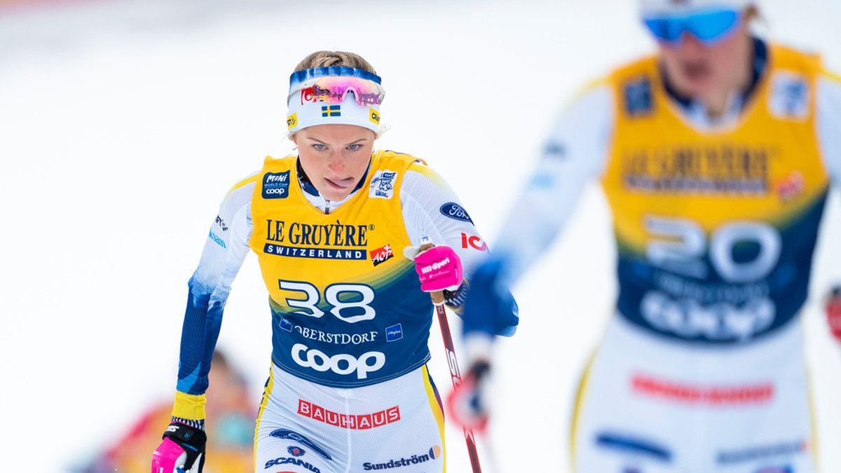 Frida Karlsson under Tour de Ski.