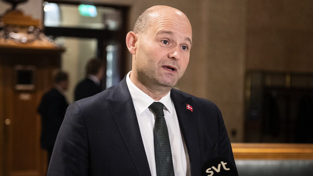 Søren Pape Poulsen, tidigare justitieminister, har avlidit. Arkivbild.