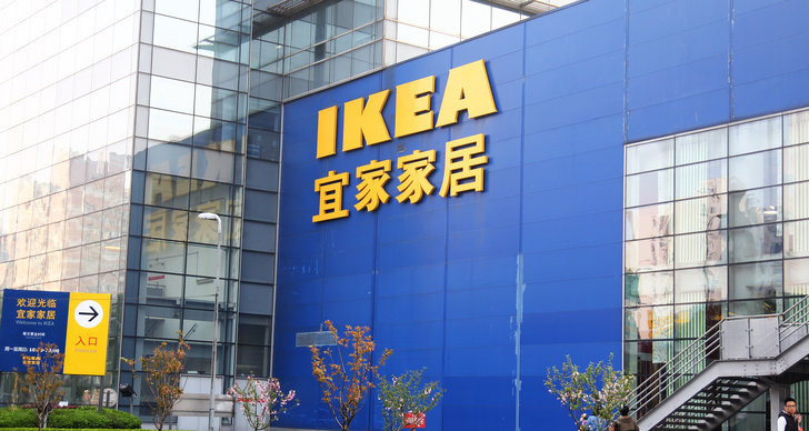 Ikea, Kina, matteläxa, Shanghai, Bortsprungen