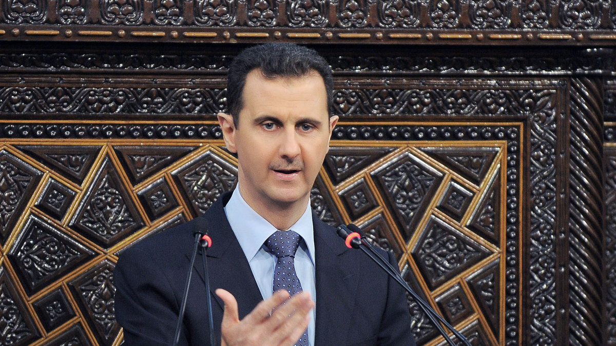 President Bashar al-Assad vägrar släppa taget om landet.
