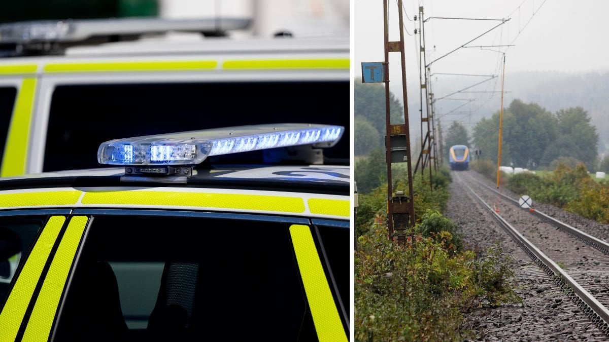 Tåg i krock med fyrhjuling – oklart skadeläge