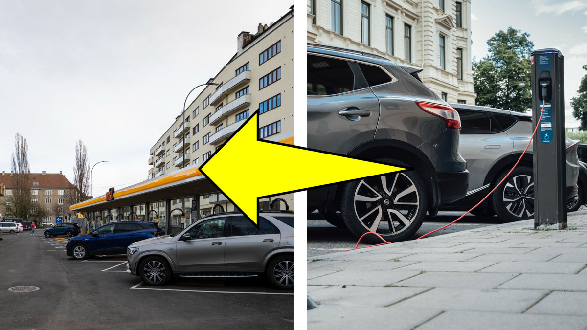 Topp 5 saker att tänka på när du parkerar elbilen vid en bensinpump