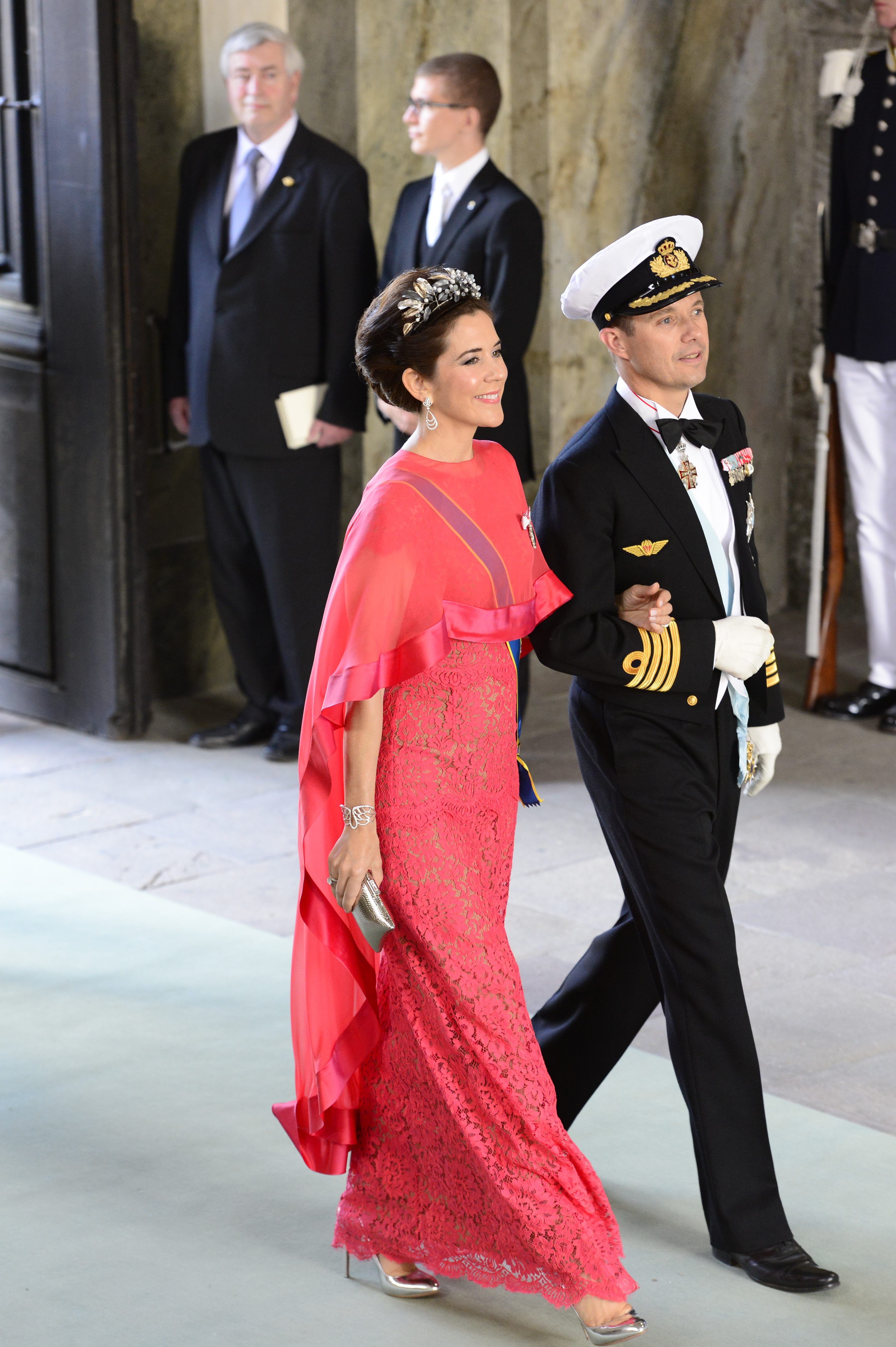 Kronprinsessan Mary och kronprins Frederik av Danmark. Kronprinsessan Mary och kronprins Frederik av Danmark.