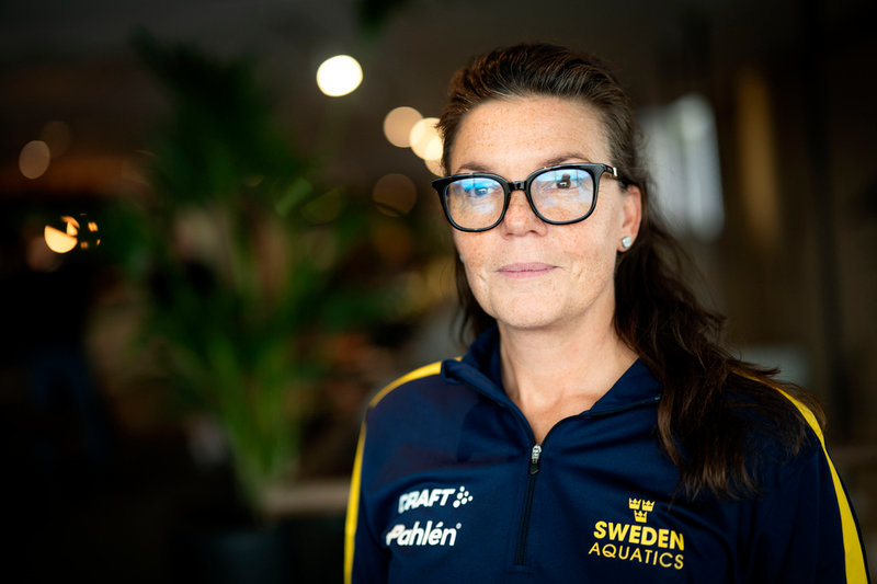 Martina Aronsson, svensk förbundskapten. Arkivbild.