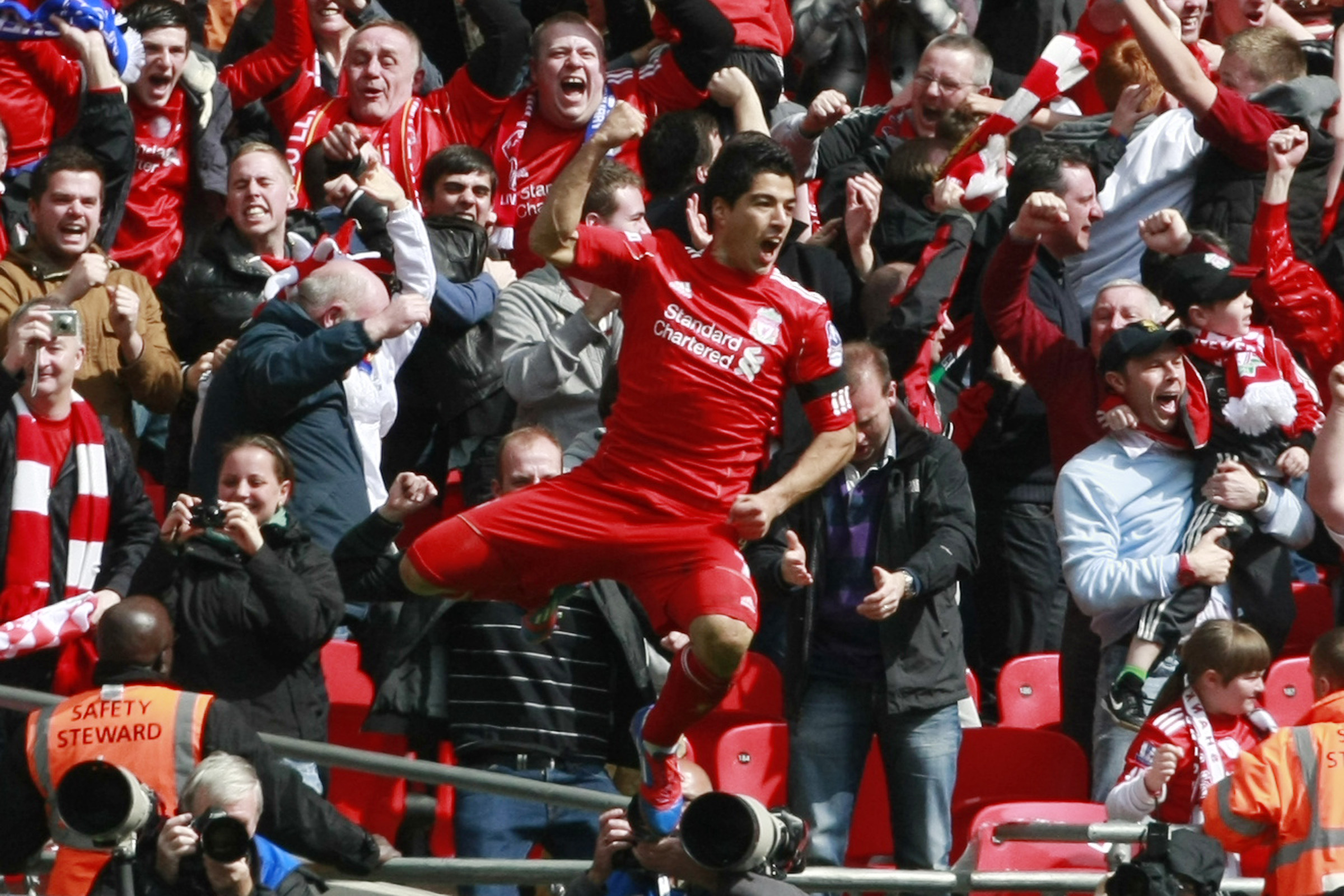 Dessförinnan hade Luis Suarez kvitterat för Liverpool.