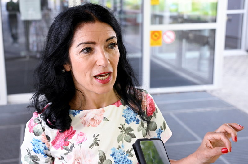 Den politiska vilden Amineh Kakabaveh hotar med misstroende mot utrikesminister Ann Linde (S). Arkivbild.