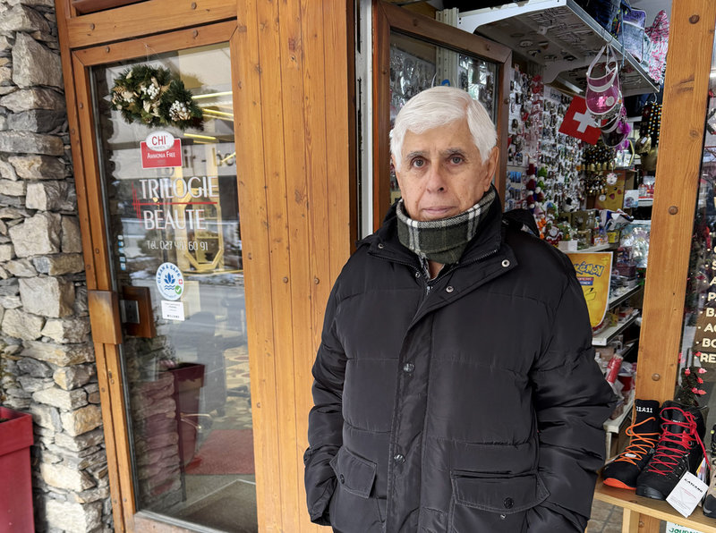 Antonio Duca, 80 år, har bott i Crans-Montana sedan 60-talet. 