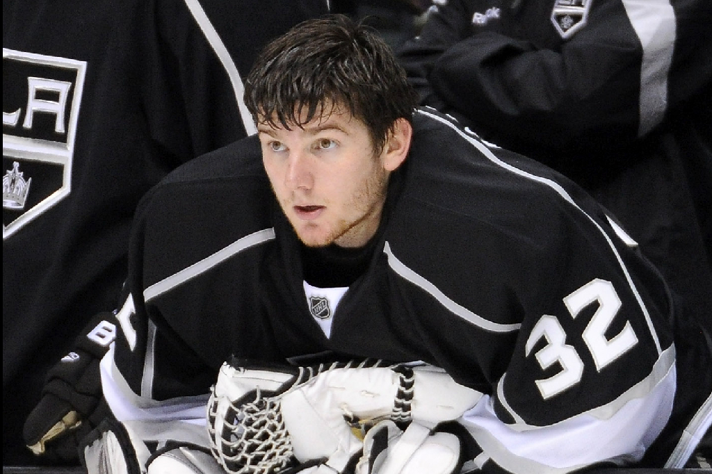 Jonathan Quick, målvakt. Jonathan Quick, målvakt.