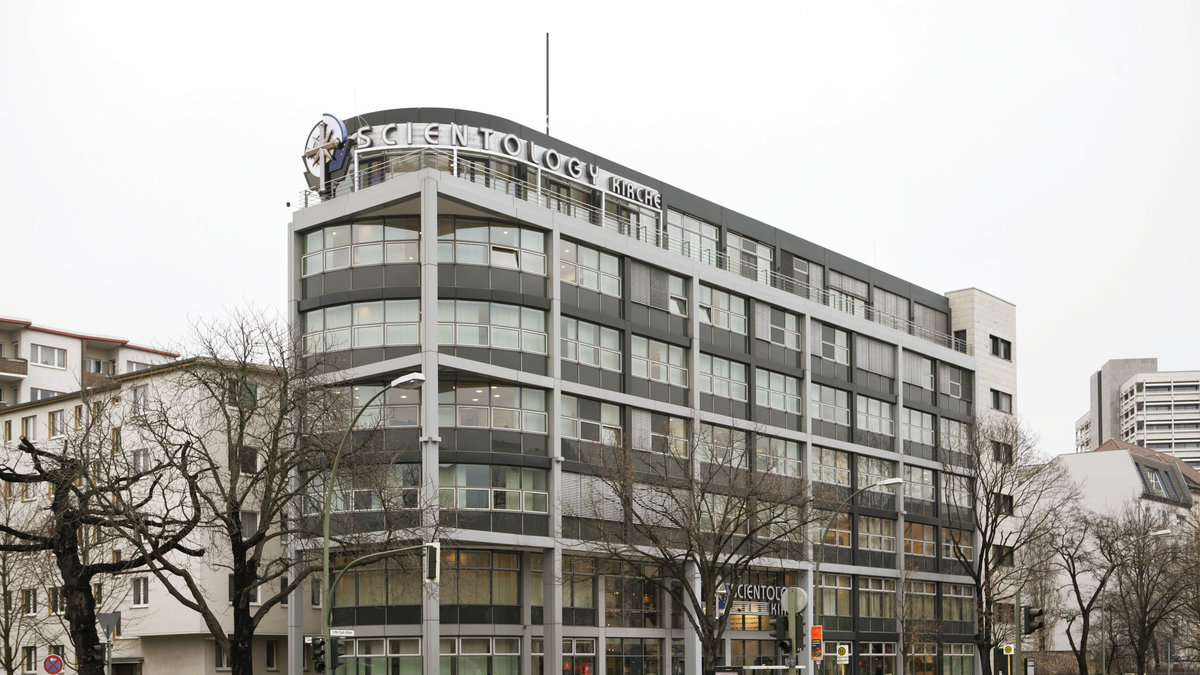 Scientologins högkvarter i Berlin, Tyskland.