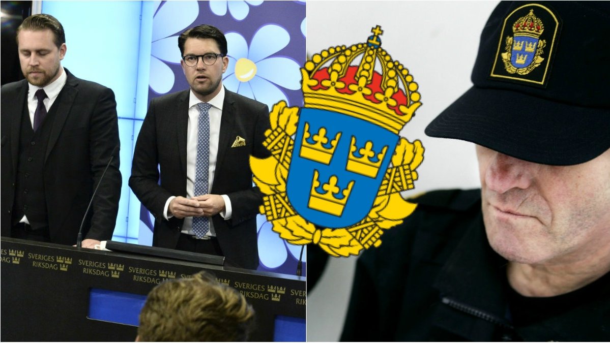 Fler poliser i Sverige. Det tycker Sverigedemokraterna. 