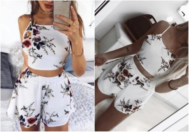 Blommigt set