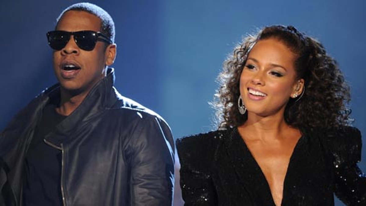 Jay-Z och Alicia Keys.