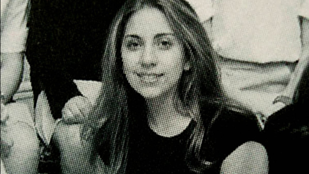 Så här såg Lady Gaga ut när hon var tonåring i skolan. 