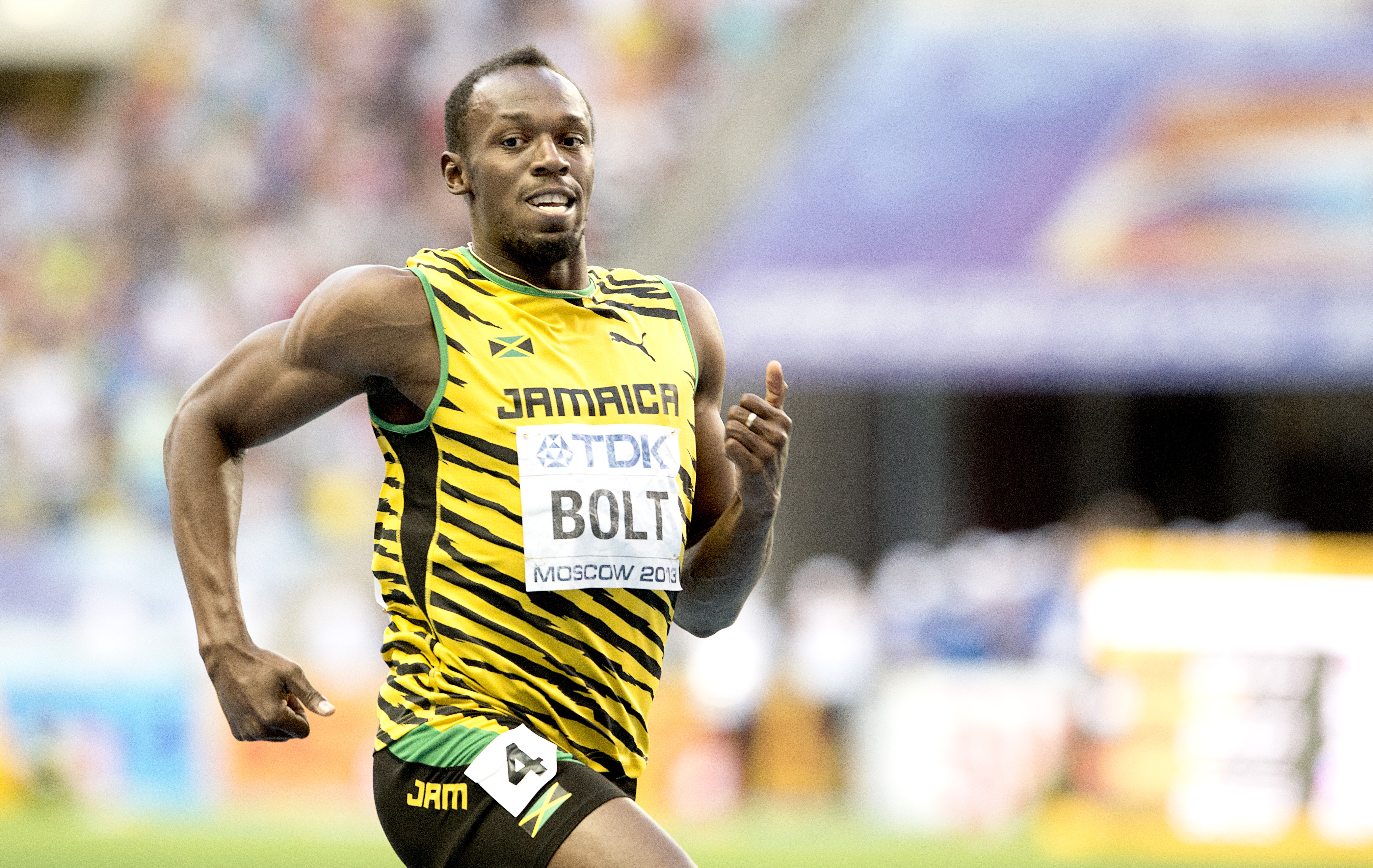 Usain Bolt, Kräkning