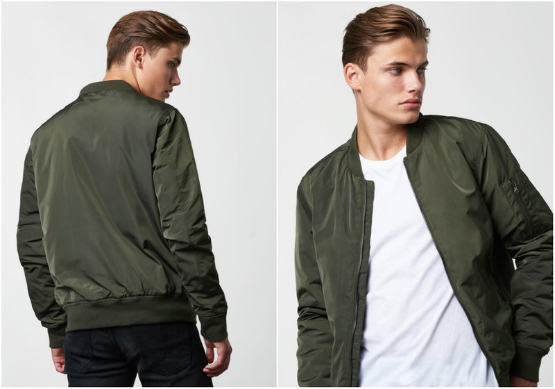 Green bomberjacka