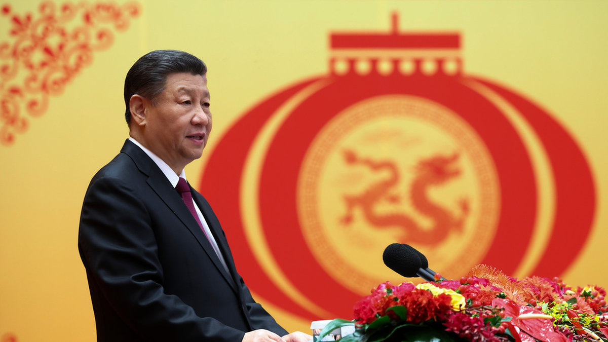 Den kinesiske presidenten Xi Jinping dras med en ekonomi på sparlåga. Arkivbild.