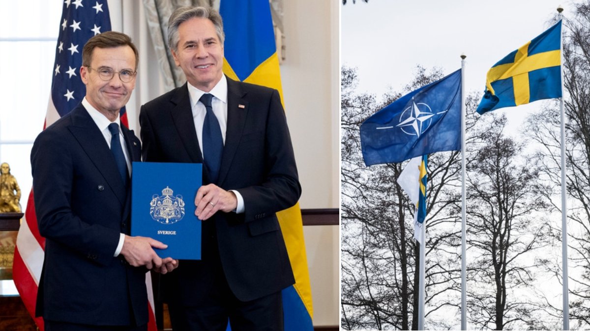 Den 7 mars gick Sverige officiellt med i Nato. Arkivbild.