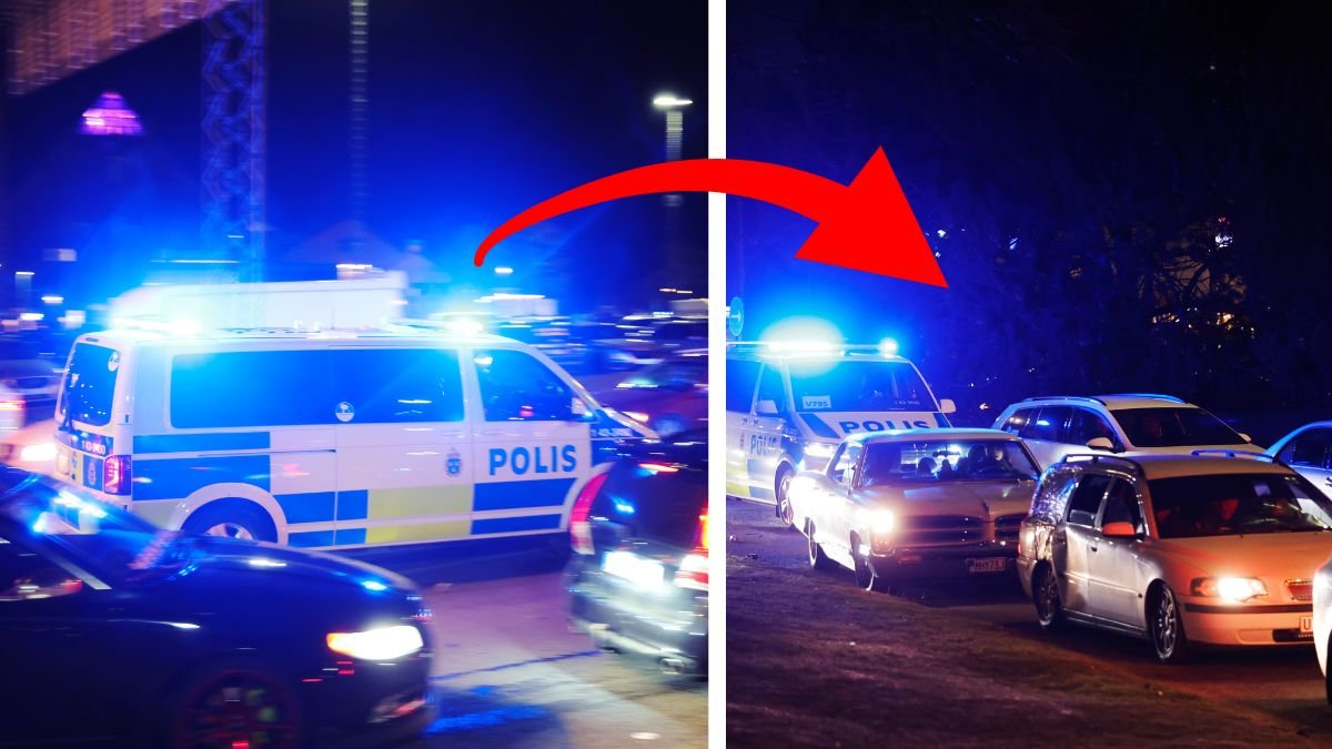 Ett 40-tal omhändertagna: Fyllekaos vid bilträff i Jönköping