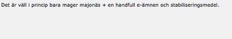 Diskussion om McFeast och majonnäs på Flashback