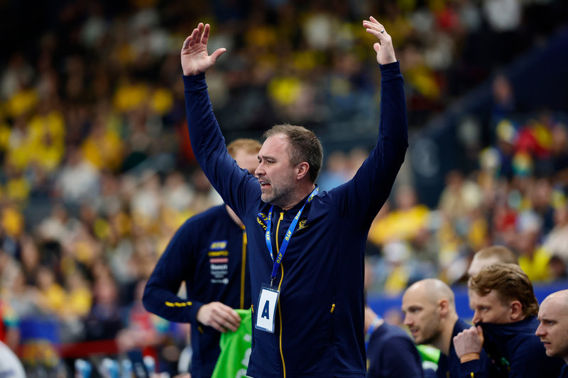 Michael Apelgren tog över som förbundskapten hösten 2024. Arkivbild.