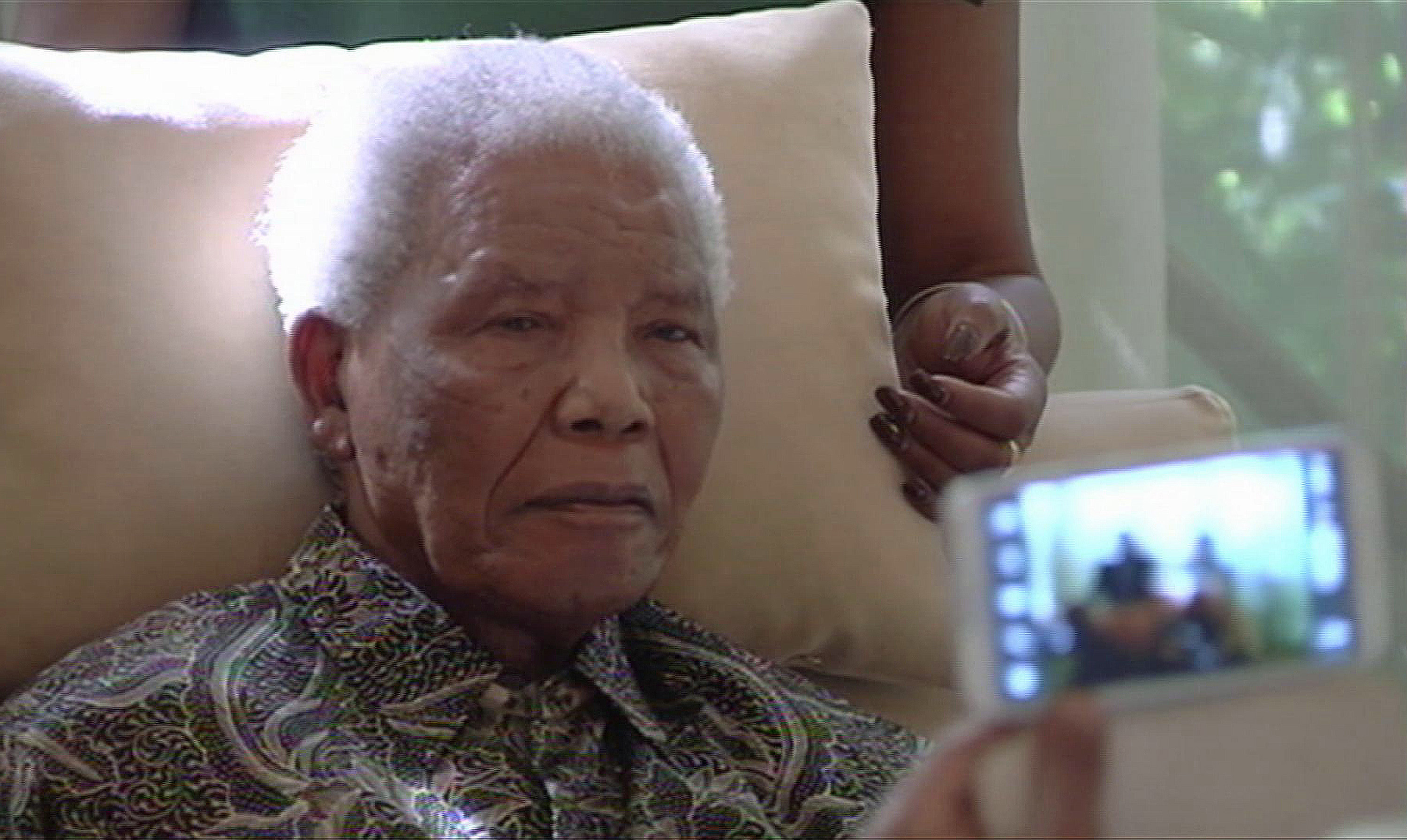 En av de sista bilderna på Mandela, tagen i slutet av april i år.