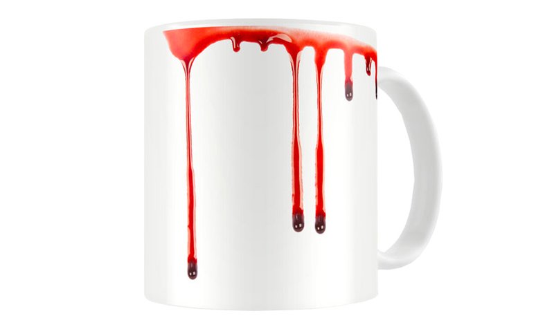 Blodig mugg från Partykungen
